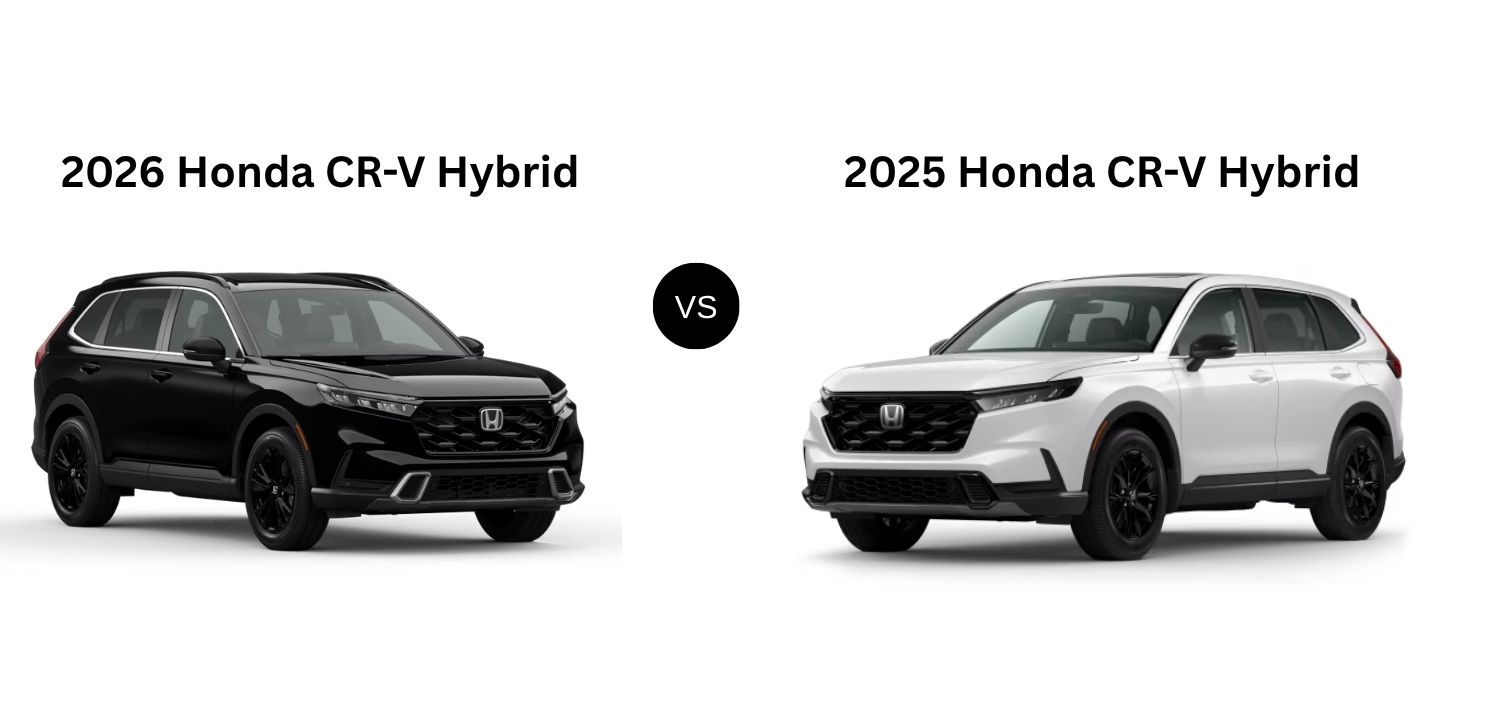 Compare 2026 Honda CR-V Hybrid vs. 2025 Honda CR-V Hybrid