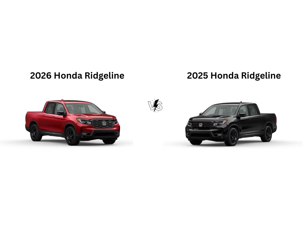 Compare 2026 Honda Ridgeline Vs 2025 Honda Ridgeline
